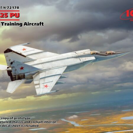 ICM MIG-25 PU SOVIET TRAINING AIRCRAFT KIT 1:72