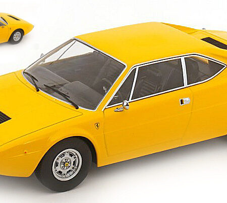 KK Scale FERRARI 308 GT4 1974 YELLOW 1:18