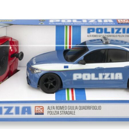 RE.EL.Toys ALFA ROMEO GIULIA POLIZIA RADIOCOMANDO 1:24