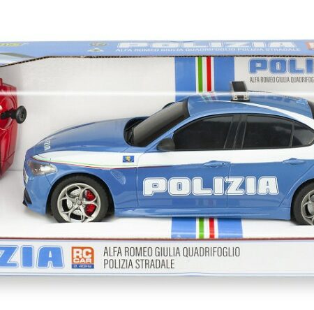 RE.EL.Toys ALFA ROMEO GIULIA POLIZIA RADIOCOMANDO 1:18