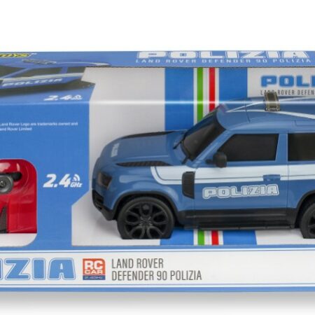 RE.EL.Toys LAND ROVER DEFENDER POLIZIA RADIOCOMANDO 1:24