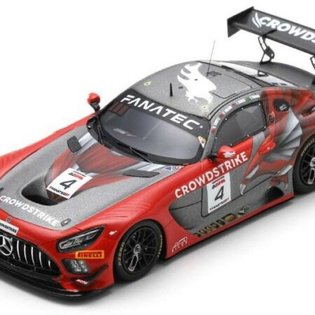 Spark Model MERCEDES GT3 N.4 24 H SPA 2023 KURTZ-JAMES-BRAUN-FRAGA 1:43