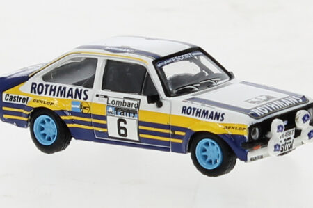 Brekina FORD ESCORT RS 1800 N.6 RALLY RAC LOMBARD 1979 A.VATANEN 1:87