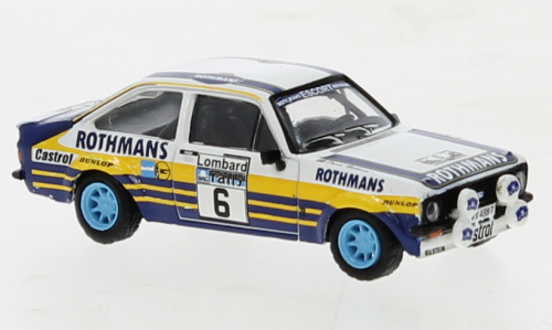 Brekina FORD ESCORT RS 1800 N.6 RALLY RAC LOMBARD 1979 A.VATANEN 1:87