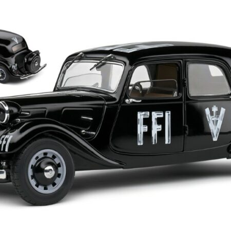 Solido CITROEN TRACTION 7 FFI 1944 BLACK 1:18