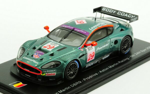 Spark Model ASTON MARTIN DBR9 N.29 PRODRIVE 5th 24H SPA 2005 GOOSENS-KOX-LAMY 1:43