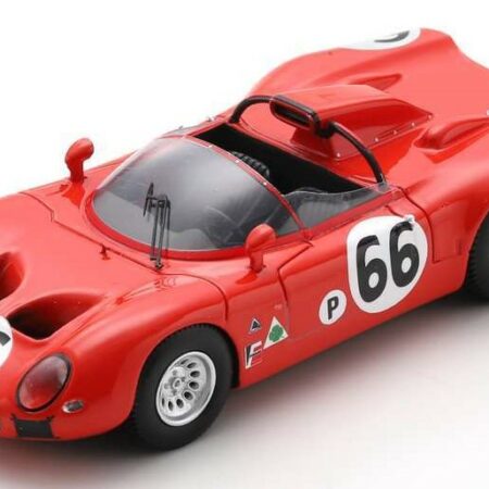 Spark Model ALFA ROMEO 33 N.66 12 H SEBRING 1967 R.BUSSINELLO-N.GALLI 1:43