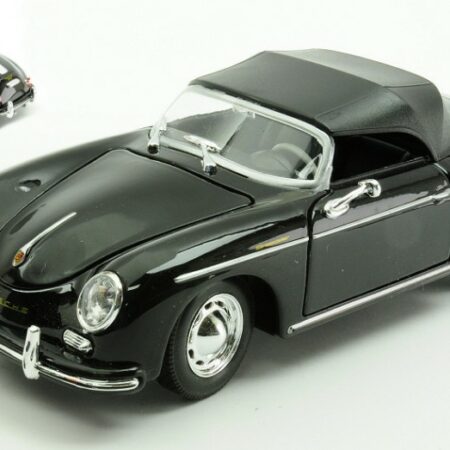 Welly PORSCHE 356 A SPEEDSTER CLOSED BLACK 1:24