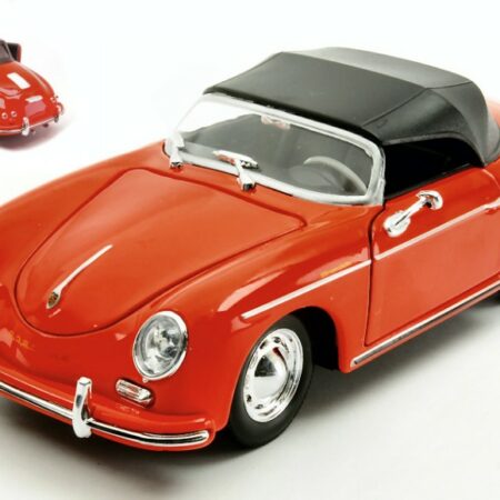 Welly PORSCHE 356 A SPEEDSTER CLOSED RED 1:24