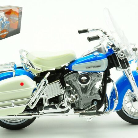 Maisto HARLEY DAVIDSON FLH ELECTRA GLIDE 1966 LIGHT BLUE 1:18