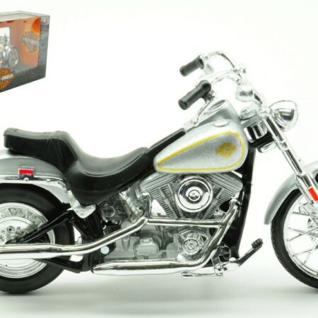 Maisto HARLEY DAVIDSON FXST SOFTAIL 1984 SILVER 1:18