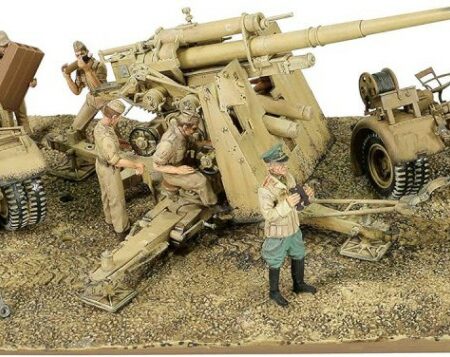 Forces of Valor DIV.SET GERMAN KRUPP FLAK 88 WITH FLAK ROHR 18 GUN 1:32