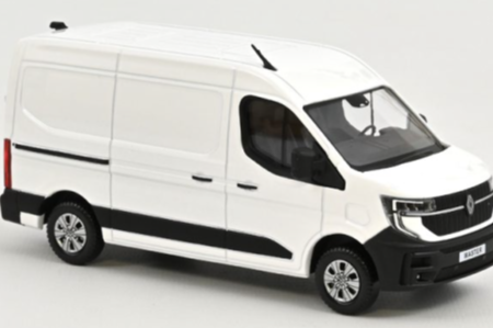 Norev RENAULT MASTER E-TECH 100% ELECTRIC 2024 GLACIER WHITE 1:43