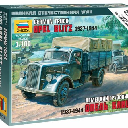 Zvezda OPEL BLITZ 3T GERMAN CARGO TRUCK 1937-1944 KIT 1:100