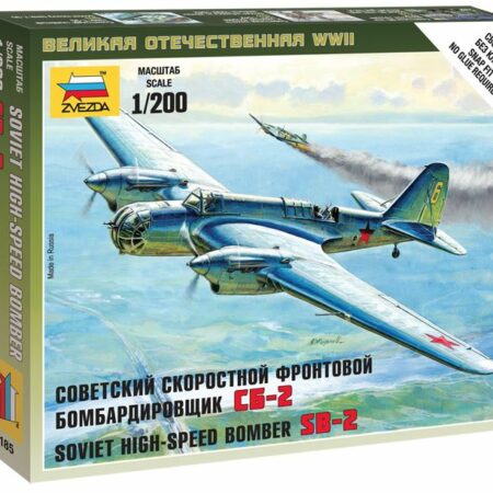 Zvezda SOVIET BOMBER SB2 KIT 1:200