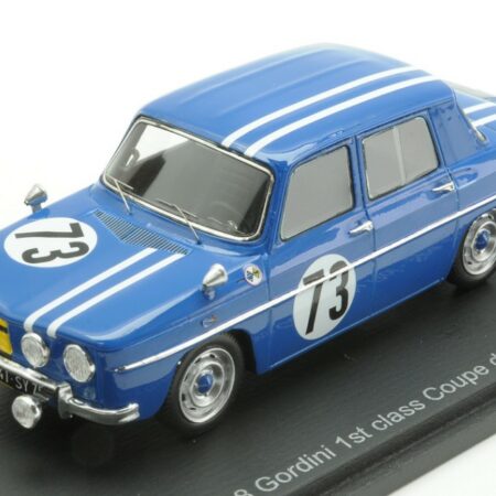 Spark Model RENAULT 8 GORDINI N.73 1st CLASS 24 H SPA 1966 M.BIANCHI-J.VINATIER 1:43