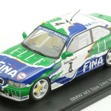 Spark Model BMW M3 E 30 N.4 24 H SPA 1997 F.DUEZ-V.ICKX-K.RAFANELLI 1:43