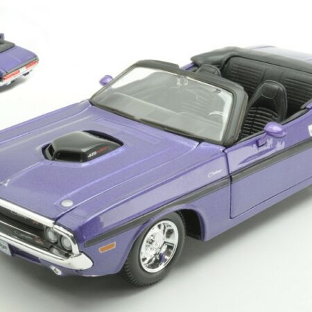 Maisto DODGE CHALLENGER R/T CONVERTIBLE 1970 METALLIC PURPLE 1:24