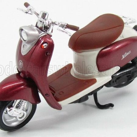 EDICOLA 1/18 YAMAHA | VINO YJ50R 2002 | BORDEAUX MET WHITE