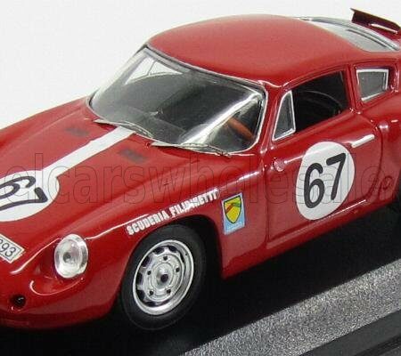 BEST-MODEL 1/43 PORSCHE | 356B CARRERA ABARTH GTL N 67 ROSSFELD HILL CLIMB 1963 H.MULLER | RED