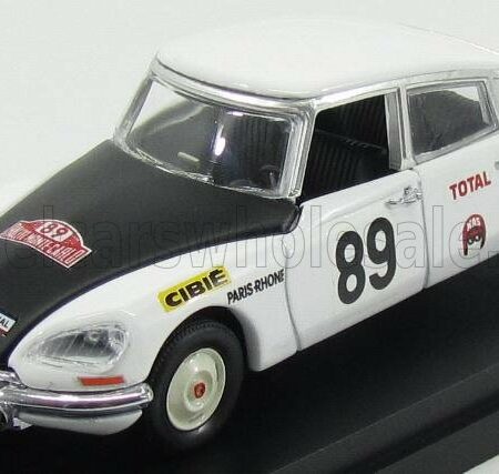 RIO-MODELS 1/43 CITROEN | DS21 N 89 RALLY MONTECARLO 1970 MARCUS - BRYDE - BRAEIN | WHITE BLACK