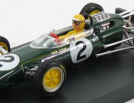 BRUMM 1/43 LOTUS | F1  25 n 2 BELGIUM GP 1963 T.TAYLOR - WITH PILOT - FIGURE | GREEN