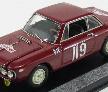 BEST-MODEL 1/43 LANCIA | FULVIA COUPE 1.2 N 119 RALLY TOUR DE CORSE 1965 CELLA - GAMENARA | AMARANTO MONTEBELLO