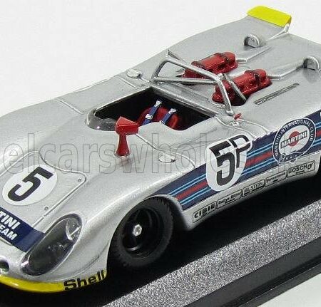 BEST-MODEL 1/43 PORSCHE | 908/02 FLUNDER SPIDER N 5 TEST 1000km NURBURGRING 1971 VON HOHENZOLLEM - VON BAYERN | SILVER