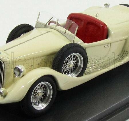 ALFAMODEL-43 1/43 ALFA ROMEO | 6C 2300 SPIDER BRIANZA 1934 | CREAM