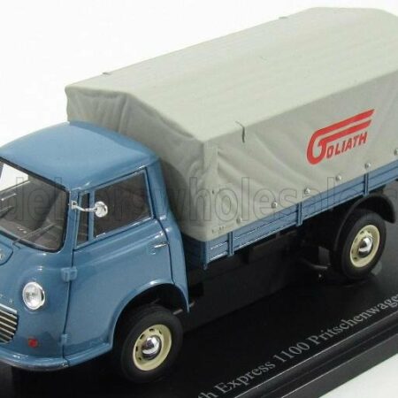 AUTOCULT 1/43 GOLIATH | EXPRESS 1100 FLATBED TRUCK GERMANY 1957 | BLUE LIGHT GREY