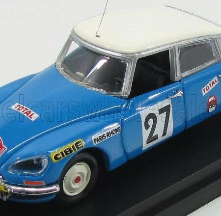 RIO-MODELS 1/43 CITROEN | DS21 N 27 RALLY MONTECARLO 1970 POUDEROUX - VINCENT | BLUE