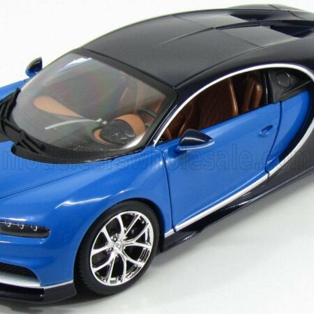 BURAGO 1/18 BUGATTI | CHIRON LE PATRON 2016 | ATLANTIC BLUE