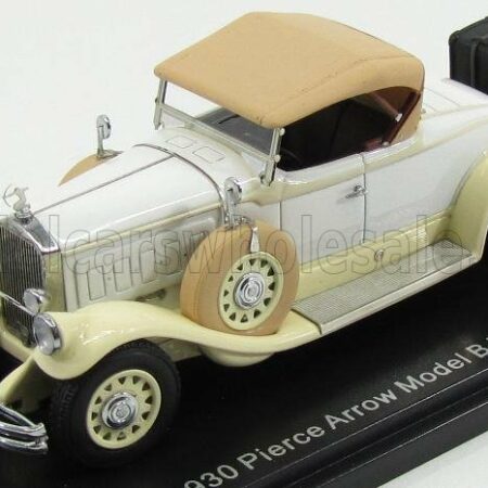 ESVAL MODEL 1/43 PIERCE ARROW | MODEL B ROADSTER CLOSED 1930 | BEIGE WHITE