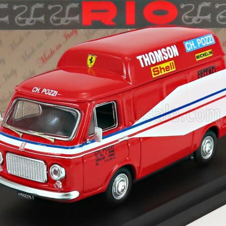 RIO-MODELS 1/43 FIAT | 238 VAN ASSISTENZA CORSE FERRARI CH POZZI 24h LE MANS 1978 | RED WHITE