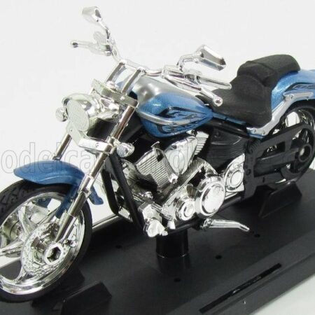 MOTOR-MAX 1/18 YAMAHA | RAIDERS S 2011 | LIGHT BLUE MET BLACK