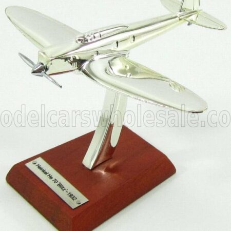 EDICOLA 1/200 HEINKEL | HE70 BLITZ AIRPLANE 1932 - 6cm X 7cm | CHROME