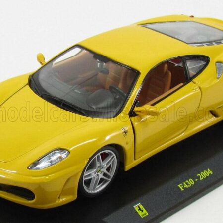 EDICOLA 1/24 FERRARI | F430 2004 - CON VETRINA - WITH SHOWCASE | YELLOW