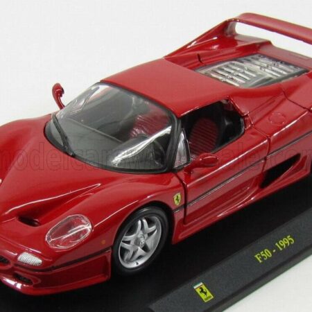 EDICOLA 1/24 FERRARI | F50 1995 - CON VETRINA - WITH SHOWCASE | RED