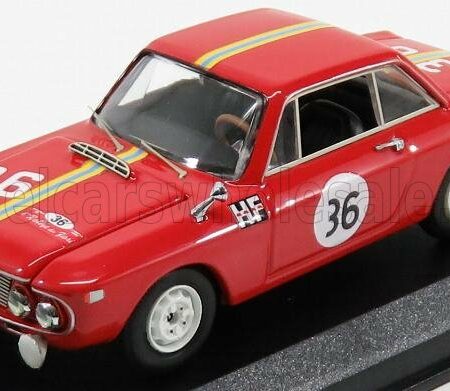 BEST-MODEL 1/43 LANCIA | FULVIA HF 1.3 COUPE N 36 WINNER RALLY SANREMO 1966 CELLA - LOMBARDINI | RED