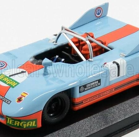 BEST-MODEL 1/43 PORSCHE | 908/03 SPIDER N 1 1000km DE BARCELONA 1971J.FERNANDEZ | LIGHT BLUE