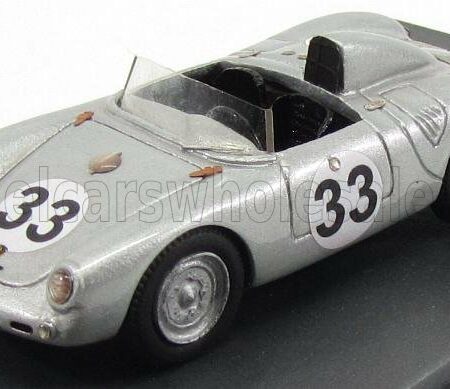 JOLLY-MODEL 1/43 PORSCHE | 550RS SPIDER N 33 24h LE MANS 1957 HERRMANN - FRANKENBERG | SILVER