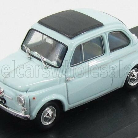 BRUMM 1/43 FIAT | NUOVA 500D 1960 TETTO APERTO - OPEN | VERY LIGHT BLUE