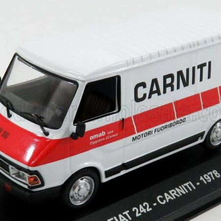 EDICOLA 1/43 FIAT | 242 VAN CARNITI 1978 | WHITE RED