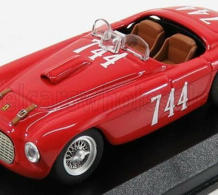 ART-MODEL 1/43 FERRARI | 195S BARCHETTA SPIDER ch.0060 N 744 WINNER GIRO DELLA CALABRIA 1950 SERAFINI - SALAMI | RED