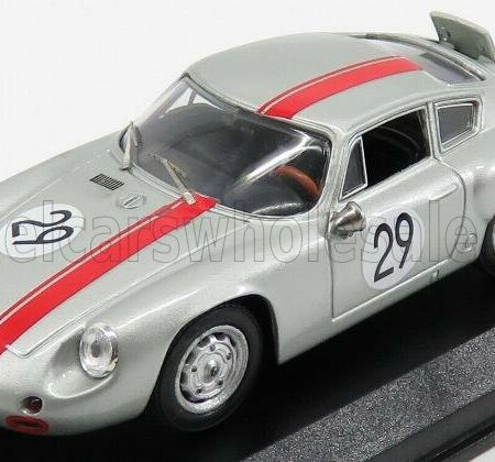 BEST-MODEL 1/43 PORSCHE | 356B CARRERA  ABARTH N 29 1000km NURBURGRING 1963 RANK - WUTHERICH | SILVER RED