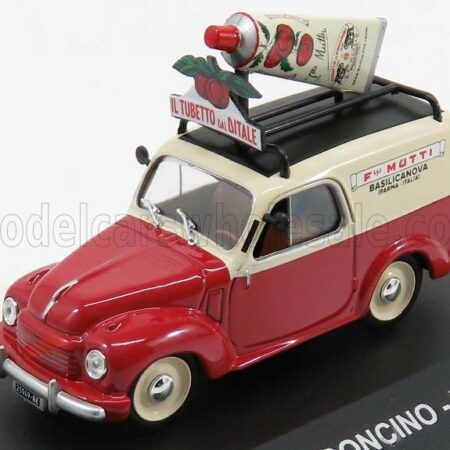 EDICOLA 1/43 FIAT | 500C FURGONCINO VAN MUTTI 1954 | RED CREAM