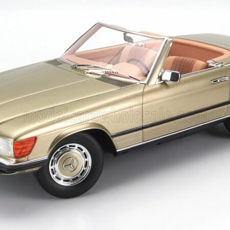 12ART-FINE-MODEL-CARS 1/12 MERCEDES BENZ | SL-CLASS 350SL SPIDER (R107) 1979 | GOLD MET