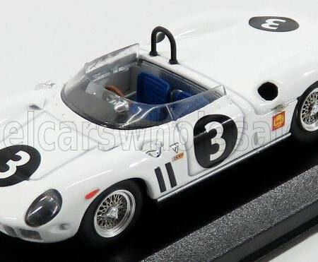 ART-MODEL 1/43 FERRARI | 330P SPIDER ch.0818 N 3 CANADA MOSPORT GP 1964 L.SCARFIOTTI | WHITE