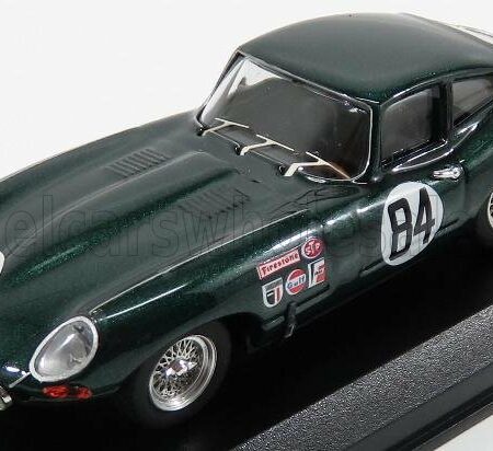 BEST-MODEL 1/43 JAGUAR | E-TYPE COUPE N 84 12h SEBRING 1968 RODGERS - ROBSON | GREEN