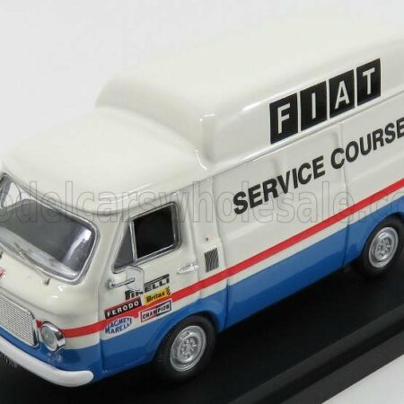 RIO-MODELS 1/43 FIAT | 238 VAN ASSISTENZA FRANCE FIAT SERVICE COURSE 1971 | WHITE BLUE